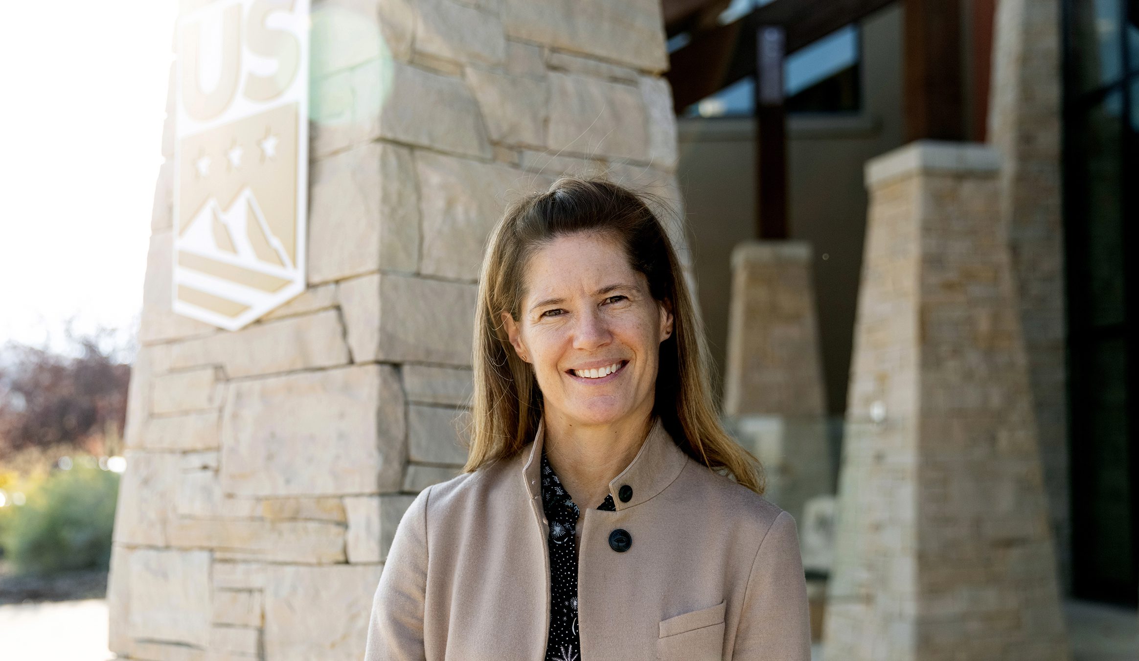 U.S. Ski & Snowboard President and CEO Sophie Goldschmidt at the USANA Center of Excellence in Park City, Utah.