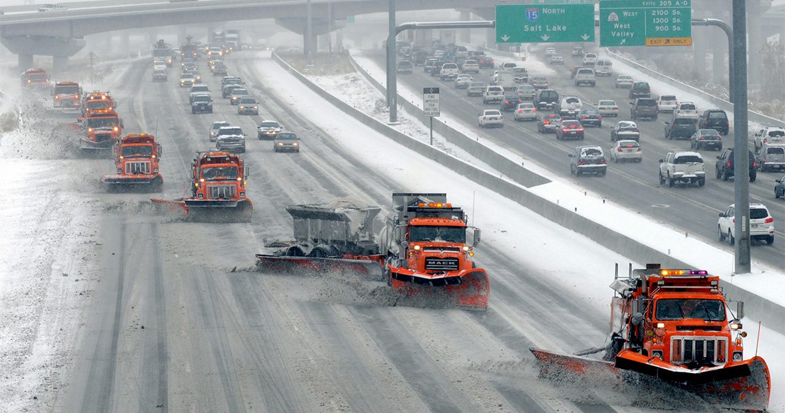 It is recommended that you give working snowplows at least 200 feet of space.