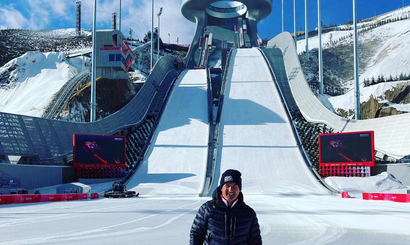 Park City's Kris Severson (pictured) is in Beijing as the Ski Jumping venue producer for the Winter Olympics. He's there alongside Alan Alborn who's also at work as the head snow groomer.