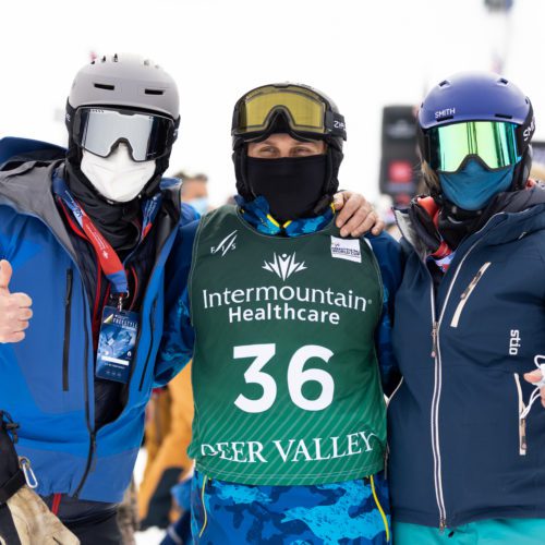 Moguls Day 1 2022 Intermountain Healthcare Freestyle International FIS Ski World Cup at Deer Valley Resort. Photo: @usskiteam