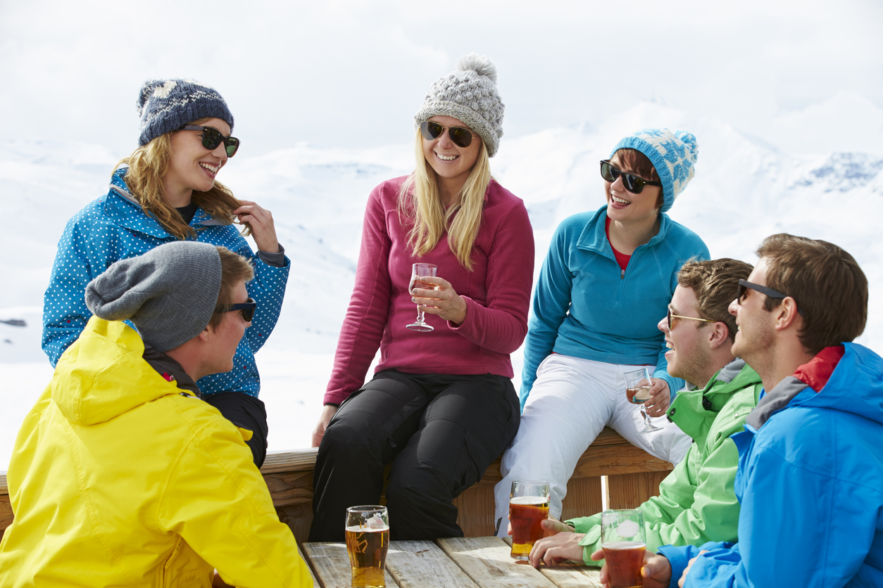 The PCARA lists great spots to relax, indulge, and imbibe after a day on piste.