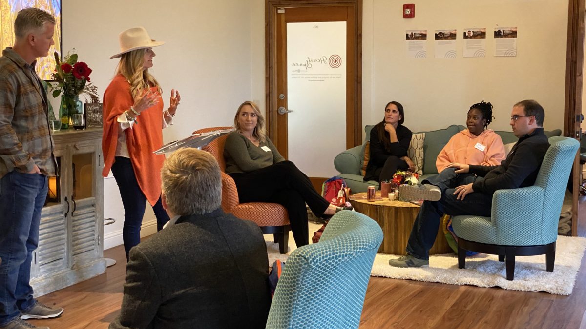 Jennifer Mulholland and Jeff Shuck, Plenty's Principals, lead four days of personal exploration, connection, and mindfulness training.