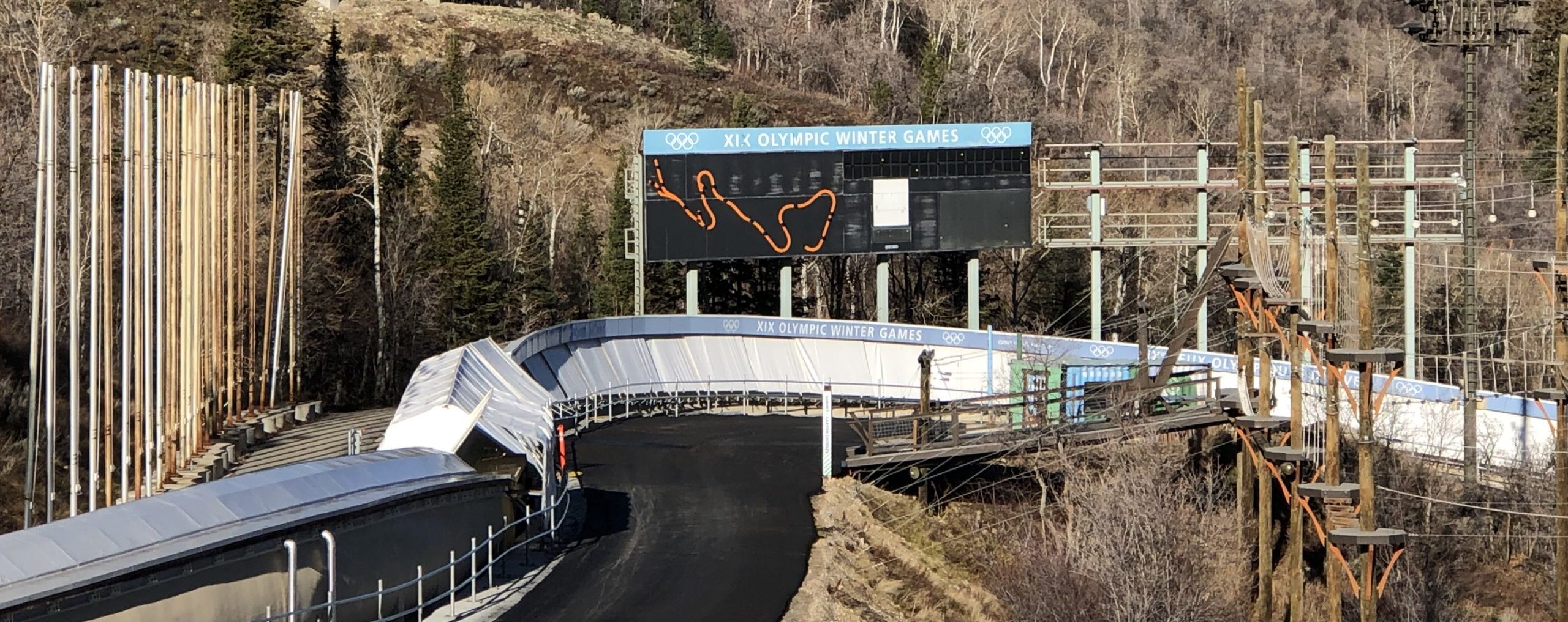 Utah Olympic Park Bobsled Luge Skeleton Track.