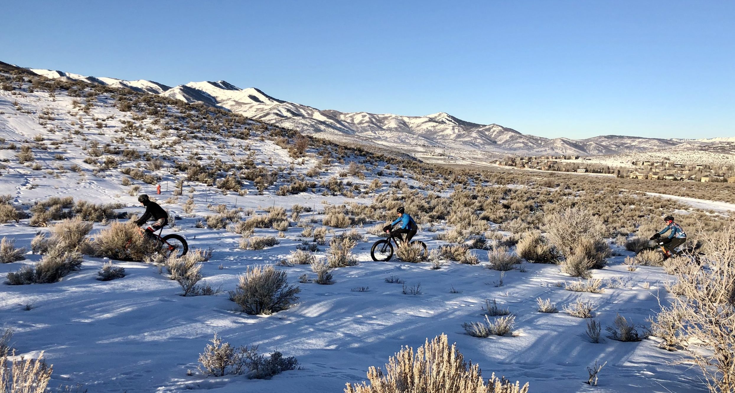 Snowbikers.