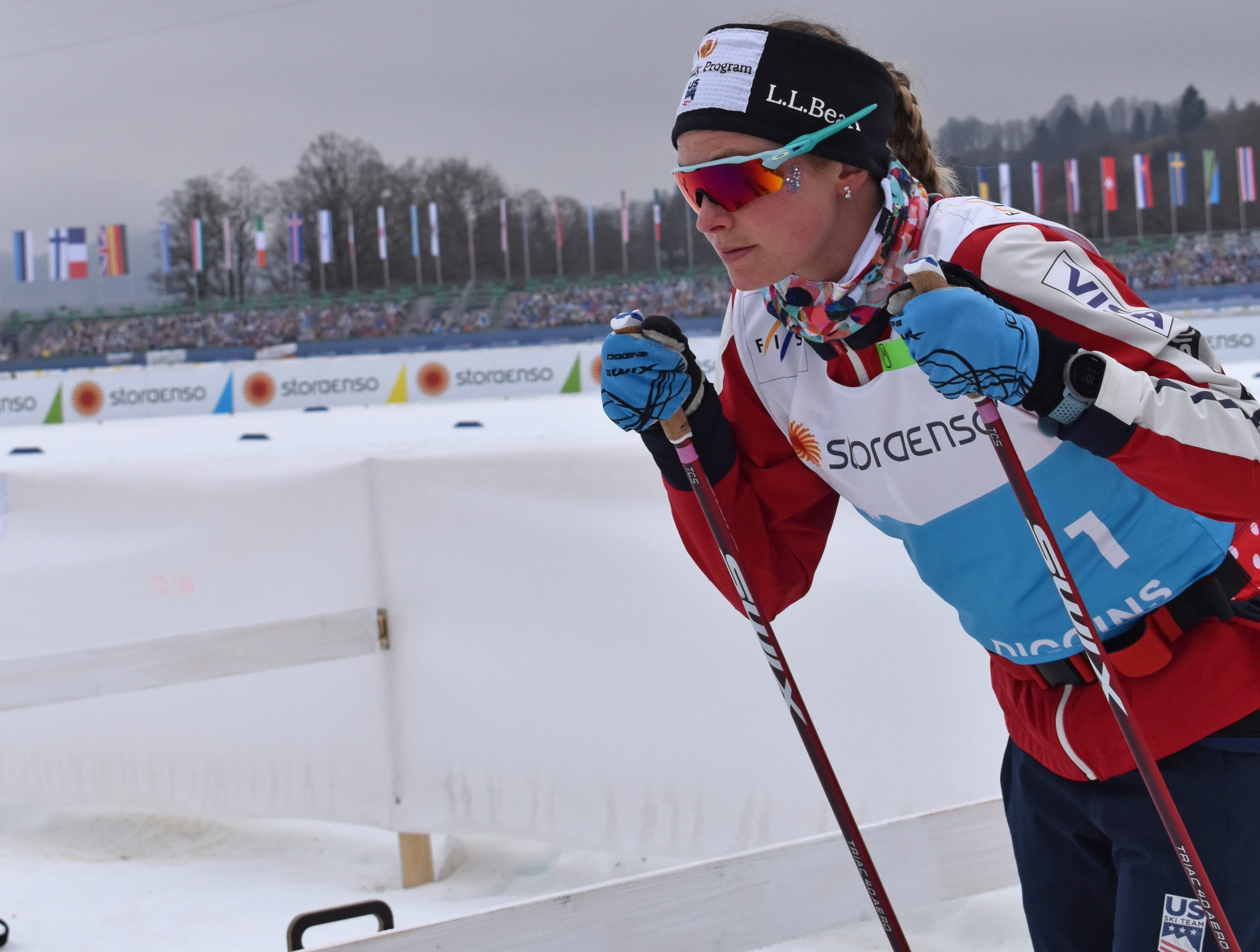 Jessie Diggins 2021 FIS Cross Country World Championships in Oberstdorf, Germany.