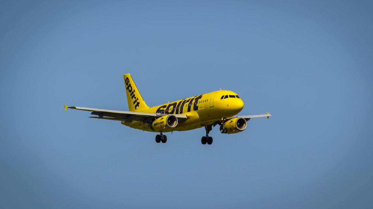 Spirit Airlines came to Salt Lake City airport on May 26, 2022.