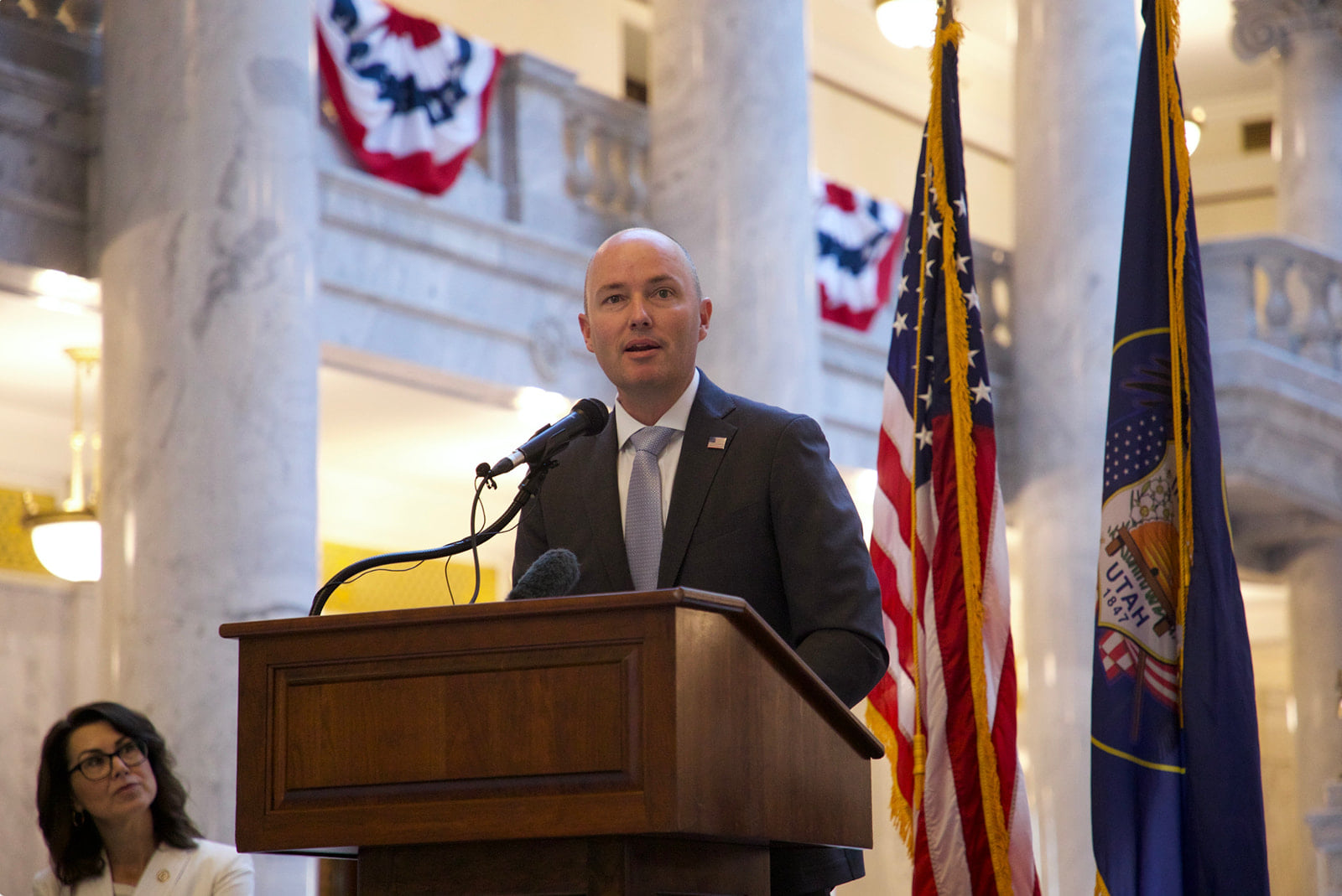 Utah Gov. Spencer Cox despaired of growing political divides in the U.S. and a “terribly destructive” tendency to adopt opinions from cable news to “get likes on social media” during his State of the State address Thursday.