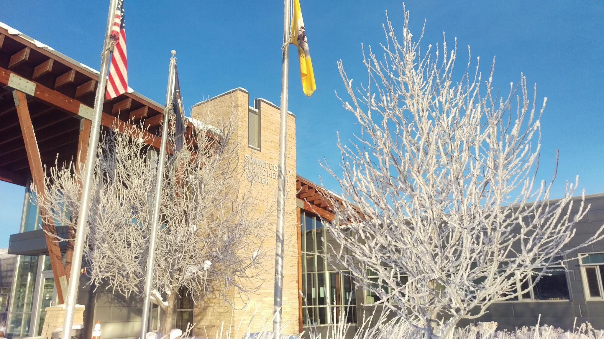 The Summit County Health Department building in Round Valley.