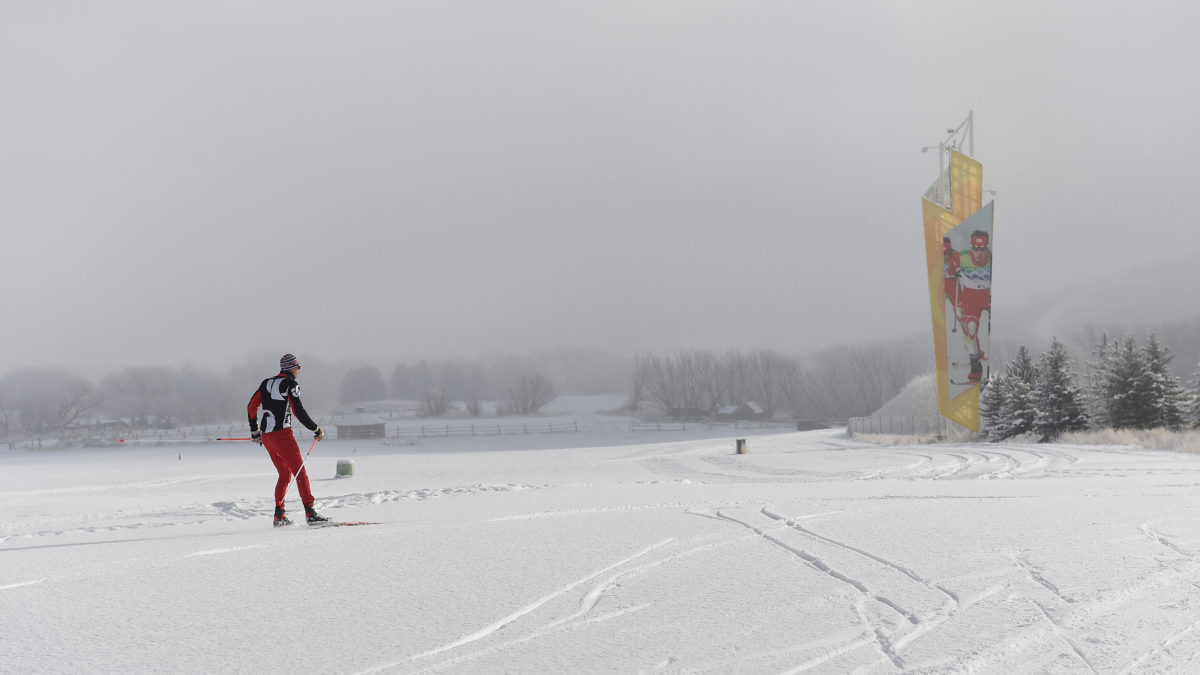 Luke Bodensteiner, general manager of the Soldier Hollow center where cross country skiing and biathlon races took place during the 2002 Salt Lake City Olympics, said climate change has reduced the snow they see each year.