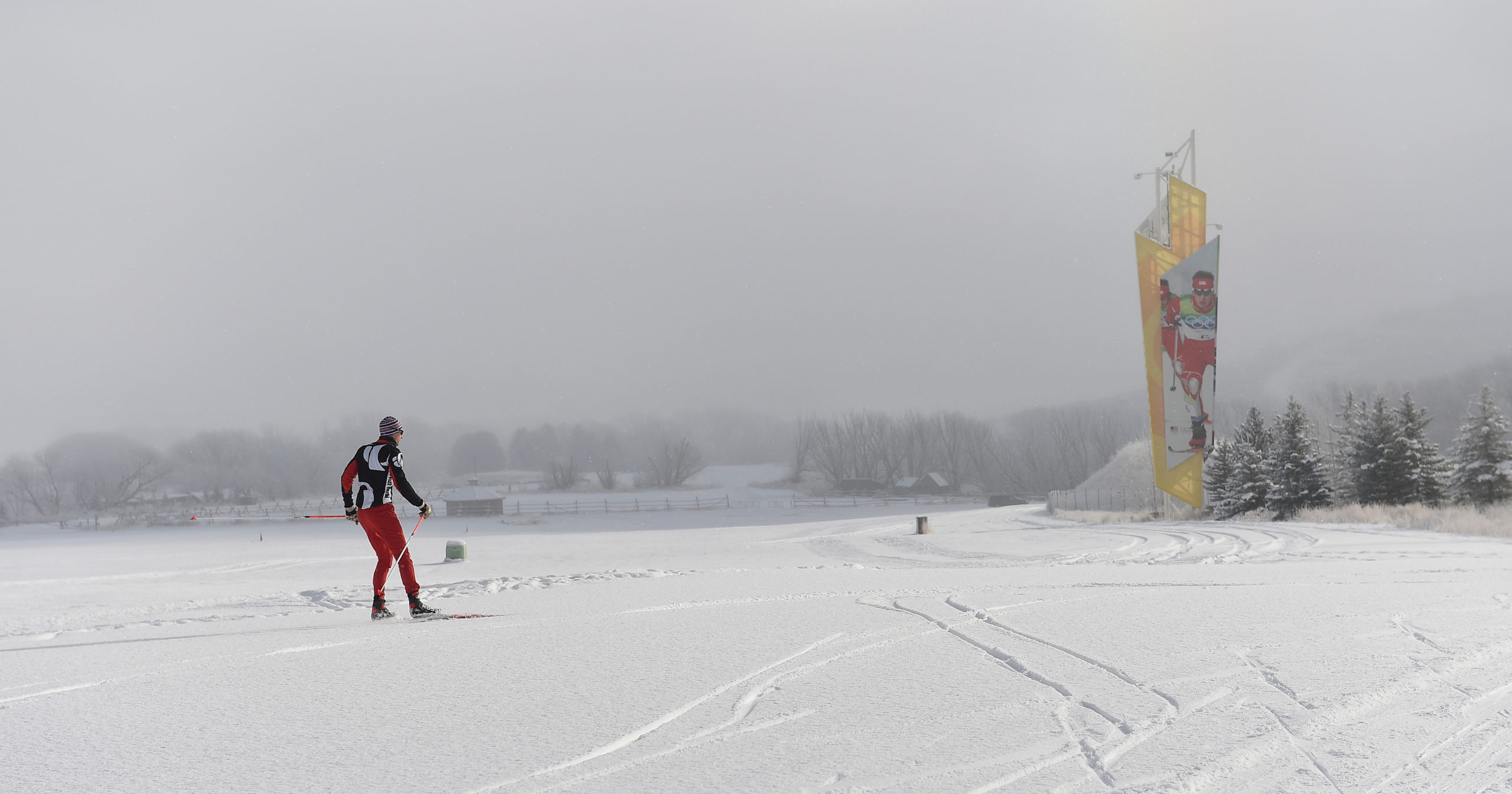 Luke Bodensteiner, general manager of the Soldier Hollow center where cross country skiing and biathlon races took place during the 2002 Salt Lake City Olympics, said climate change has reduced the snow they see each year.