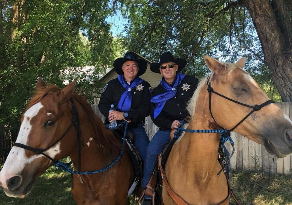 The Summit County Sheriff's posse on September 10, 2020.