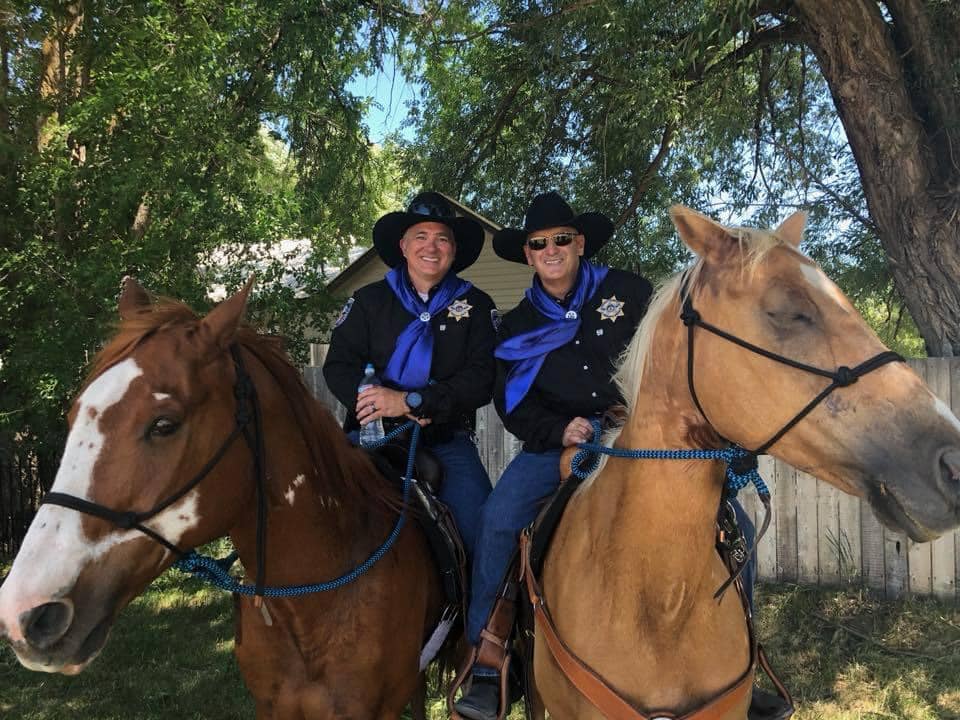 The Summit County Sheriff's posse on September 10, 2020.