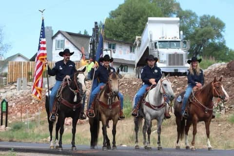 The Summit County Sheriff's posse from July 6, 2021.