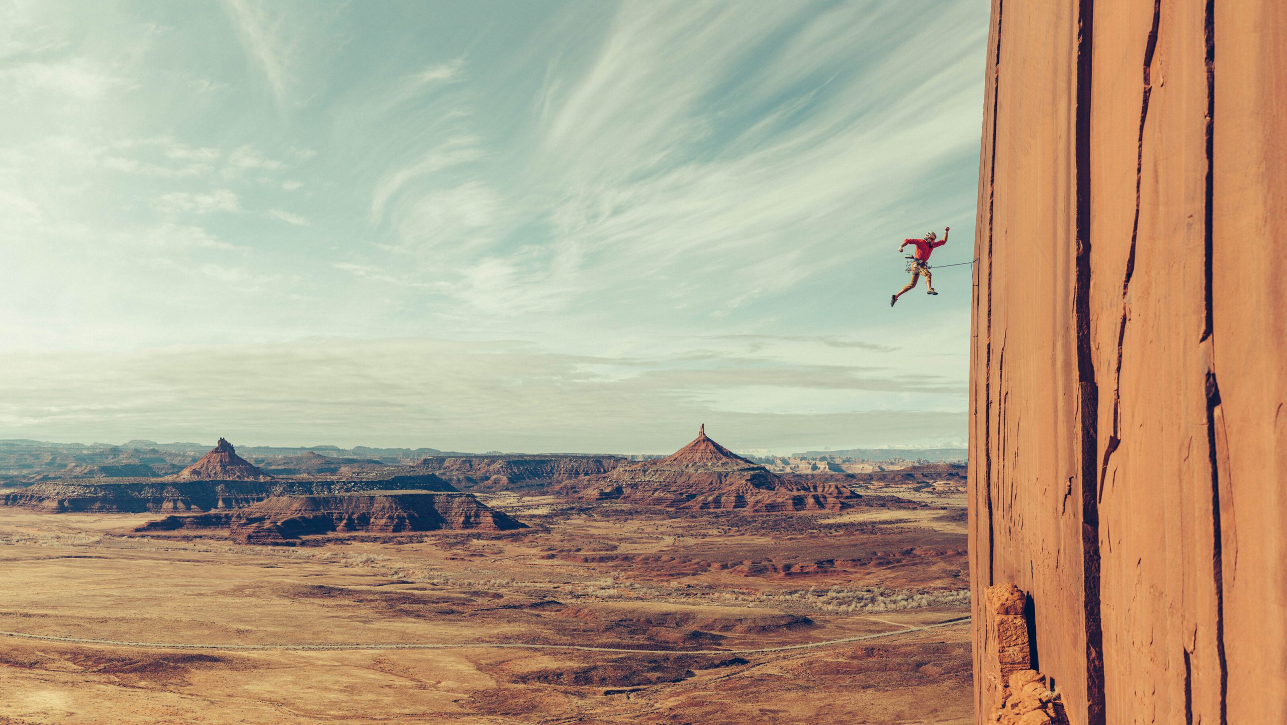 The 2021 Red Bull Illume Image Quest's Overall Winner, Will Saunders' image of Jake Talley in Indian Creek, Utah.