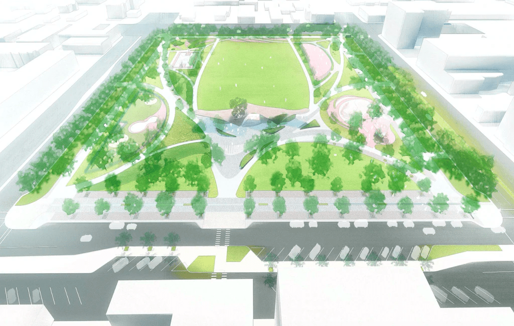 New $20 million revision plan of Pioneer Park.