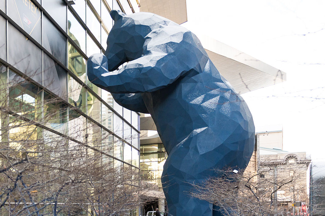 Outside of the Colorado Convention Center in Denver.