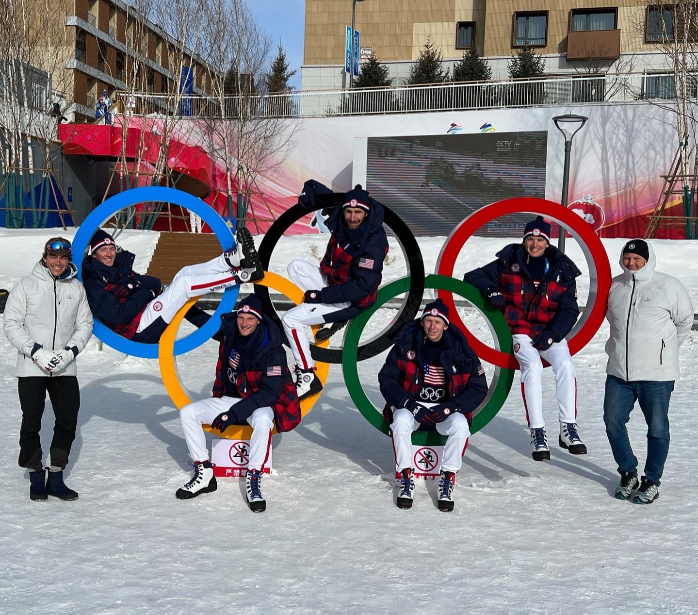 Beijing 2022 Team USA Nordic Combined Team.