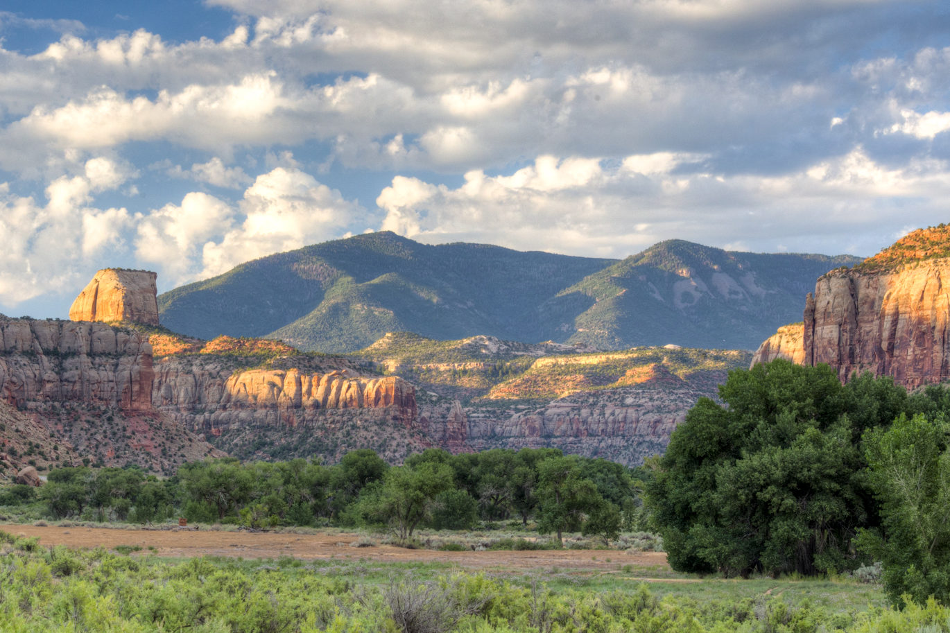 Indian Creek, part of Bears Ears National Monument in southeastern Utah.