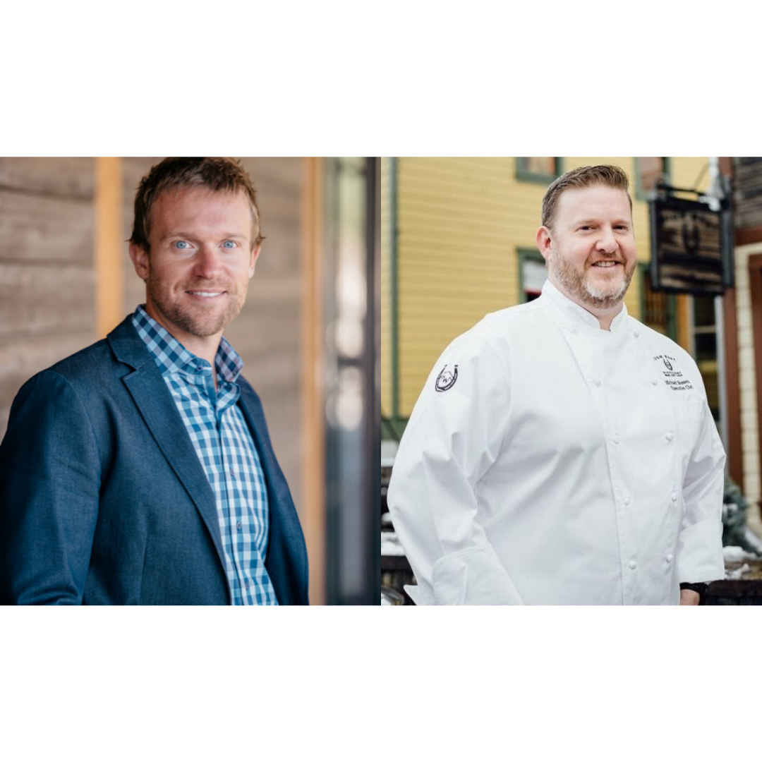 Master Distiller Brendan Coyle (left) and Executive Chef Michael Showers will host two Friends of James Beard Benefit events in early April.