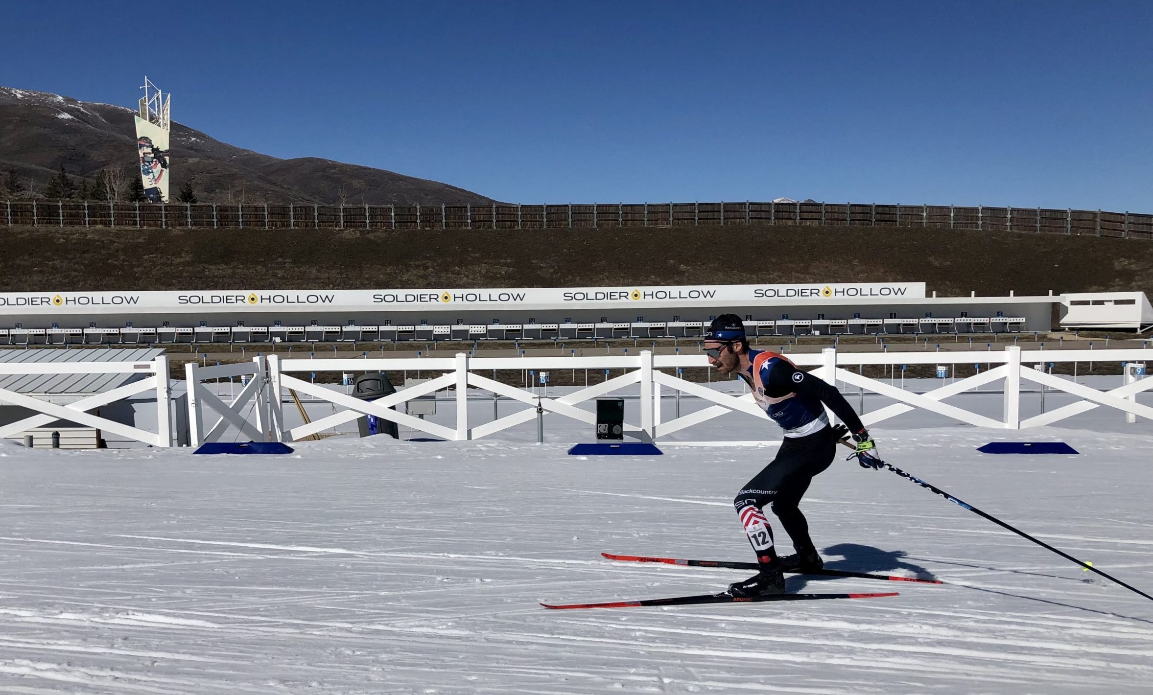 Taylor Fletcher, four-time Olympian finishes first in his final FIS competition.