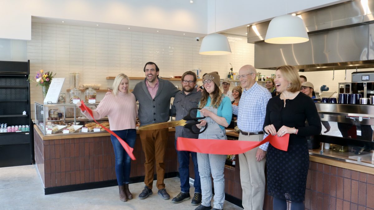 The grand opening of Hill's Kitchen in Kimball Junction on Thursday.