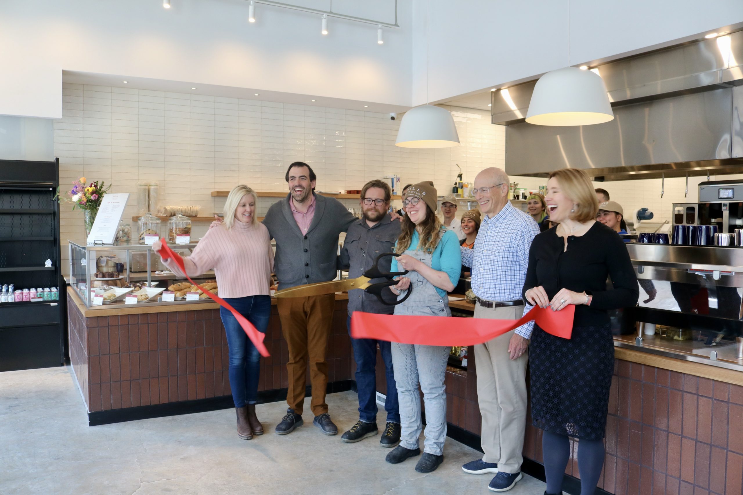 The grand opening of Hill's Kitchen in Kimball Junction on Thursday.