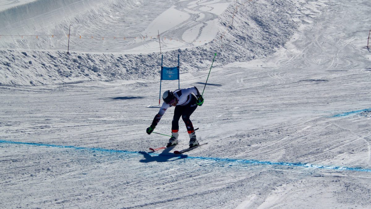 After the first day of the NCAA Skiing Championships, the University of Utah Ski Team currently sits in first place with a total score of 286.5 points, 24.5 points ahead of second place Colorado.