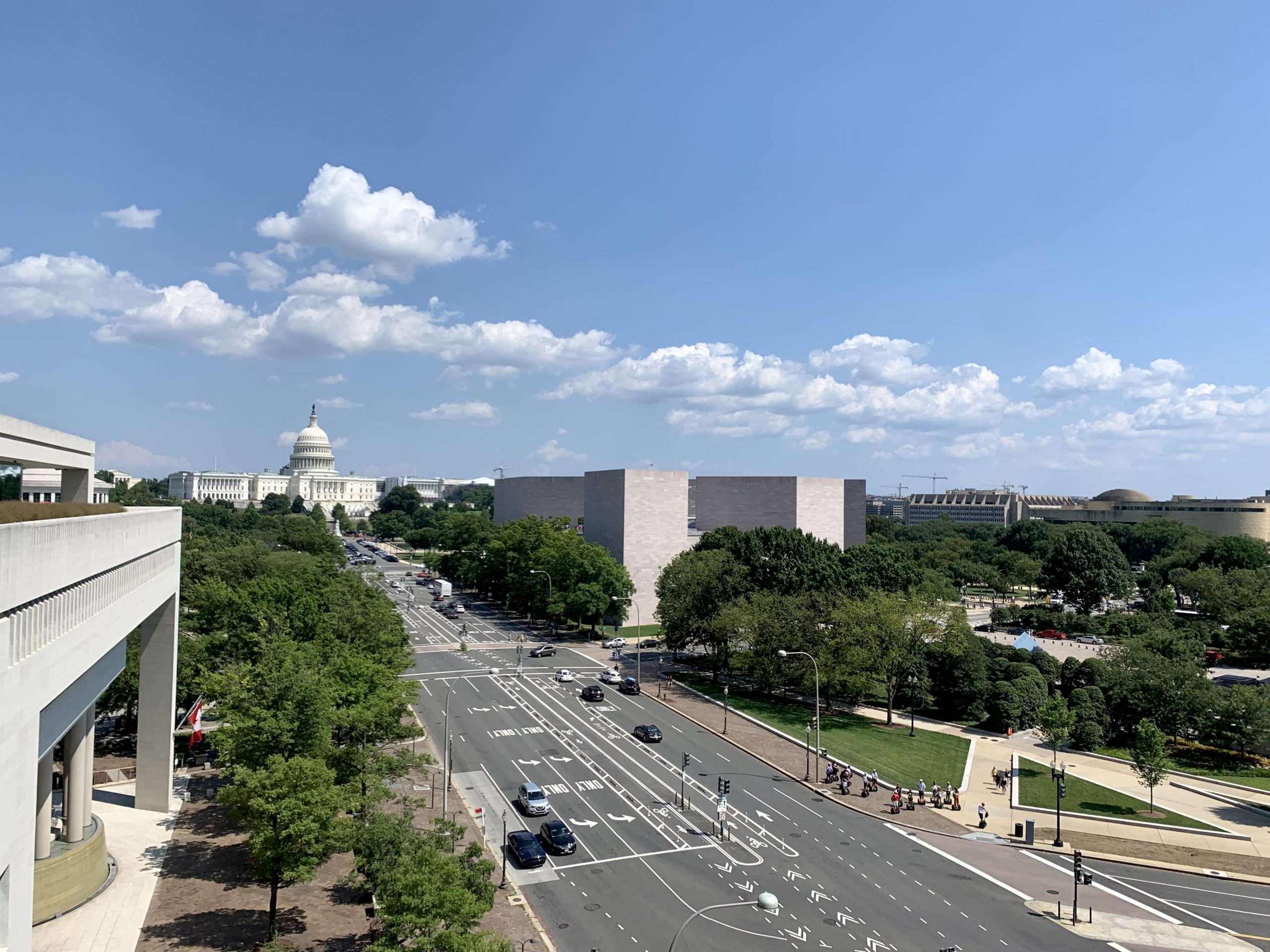 Along the National Mall in Washington D.C.