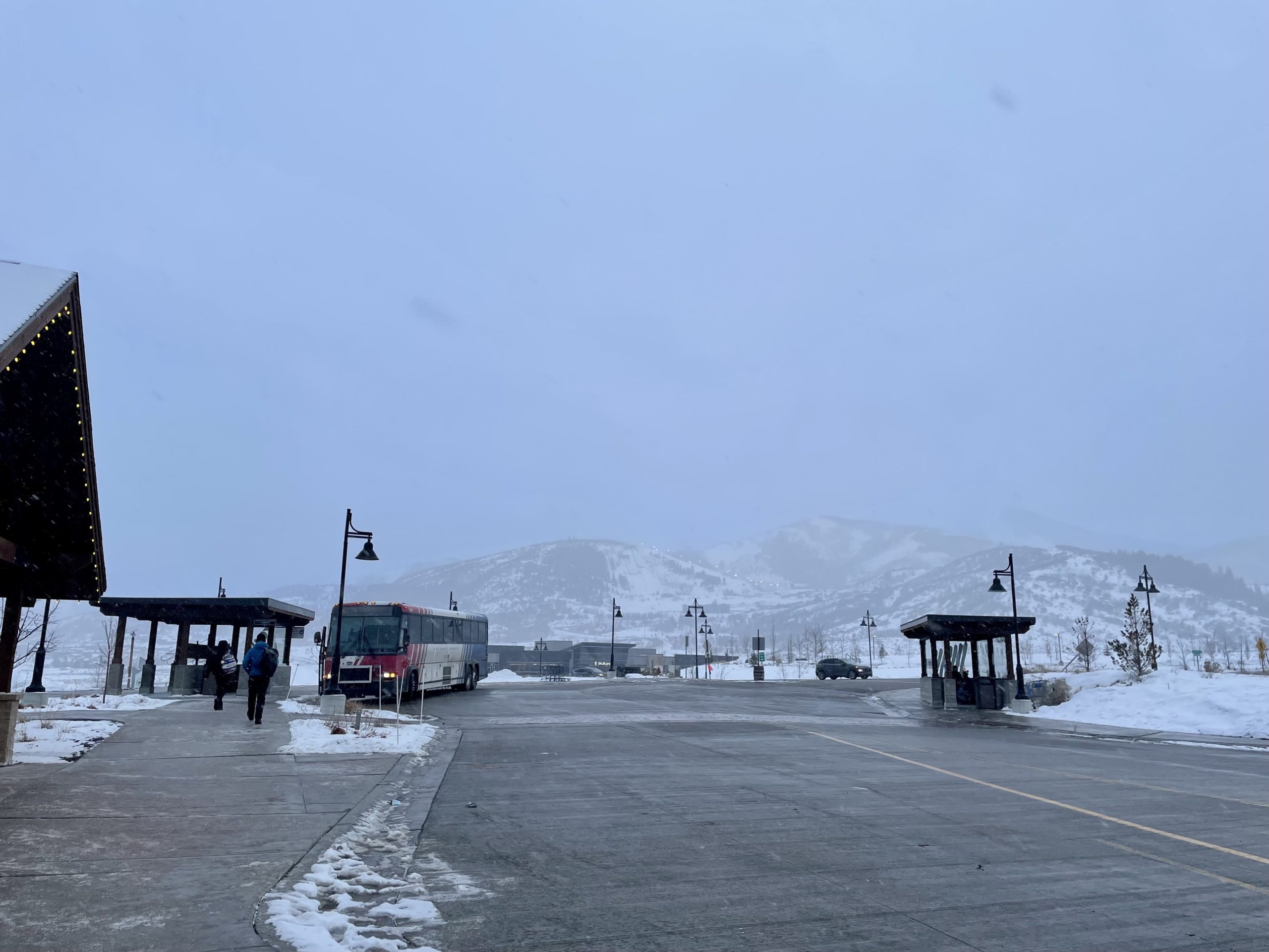 The Kimball Junction Transit Center in February.