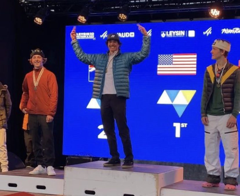 17-year-old Parkite Troy Podmilsak wins Gold in FIS Junior World Big Air event.