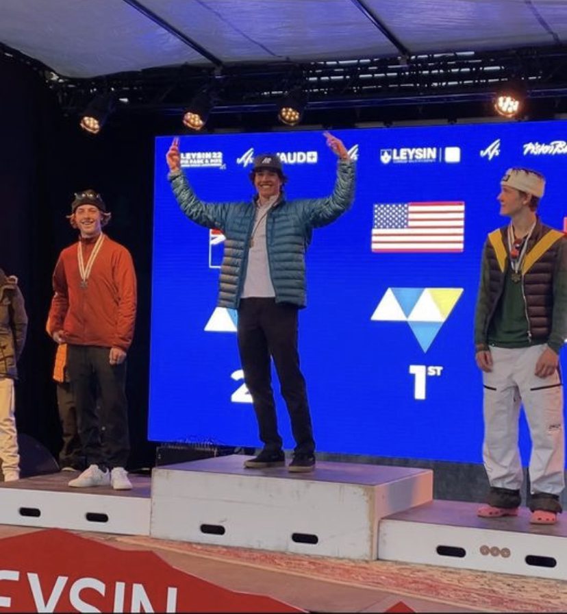 17-year-old Parkite Troy Podmilsak wins Gold in FIS Junior World Big Air event.