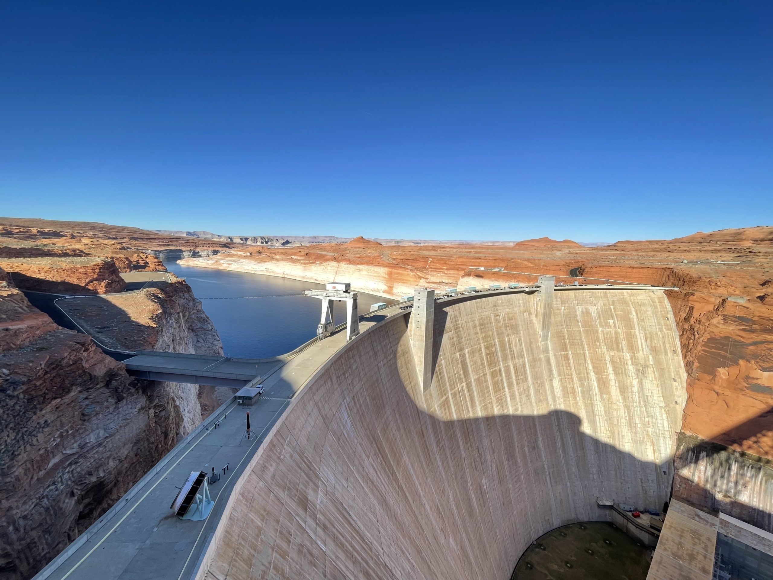 The Glen Canyon Dam in northern Arizona.