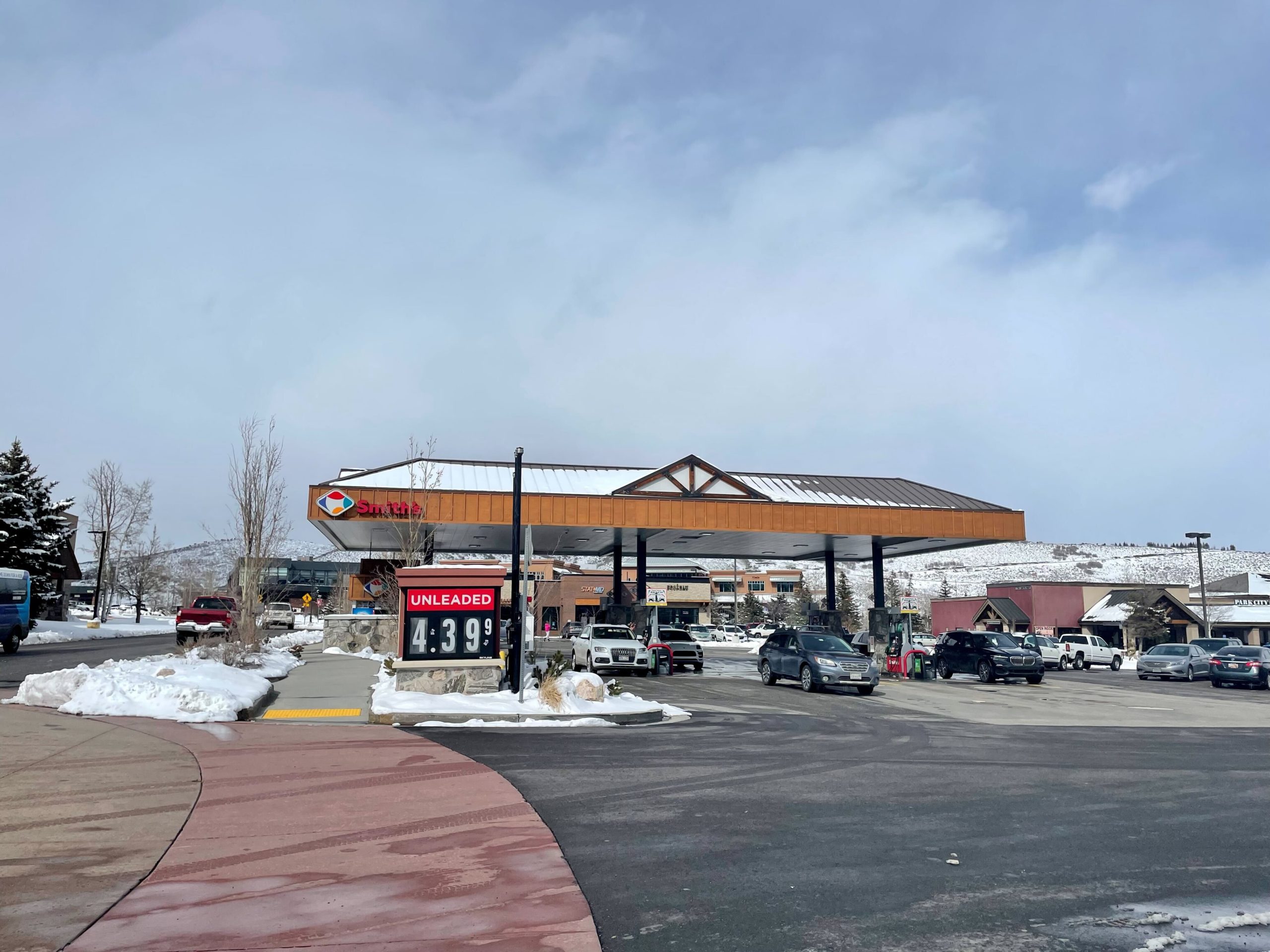 The Smith's gas station in Kimball Junction on Wednesday.