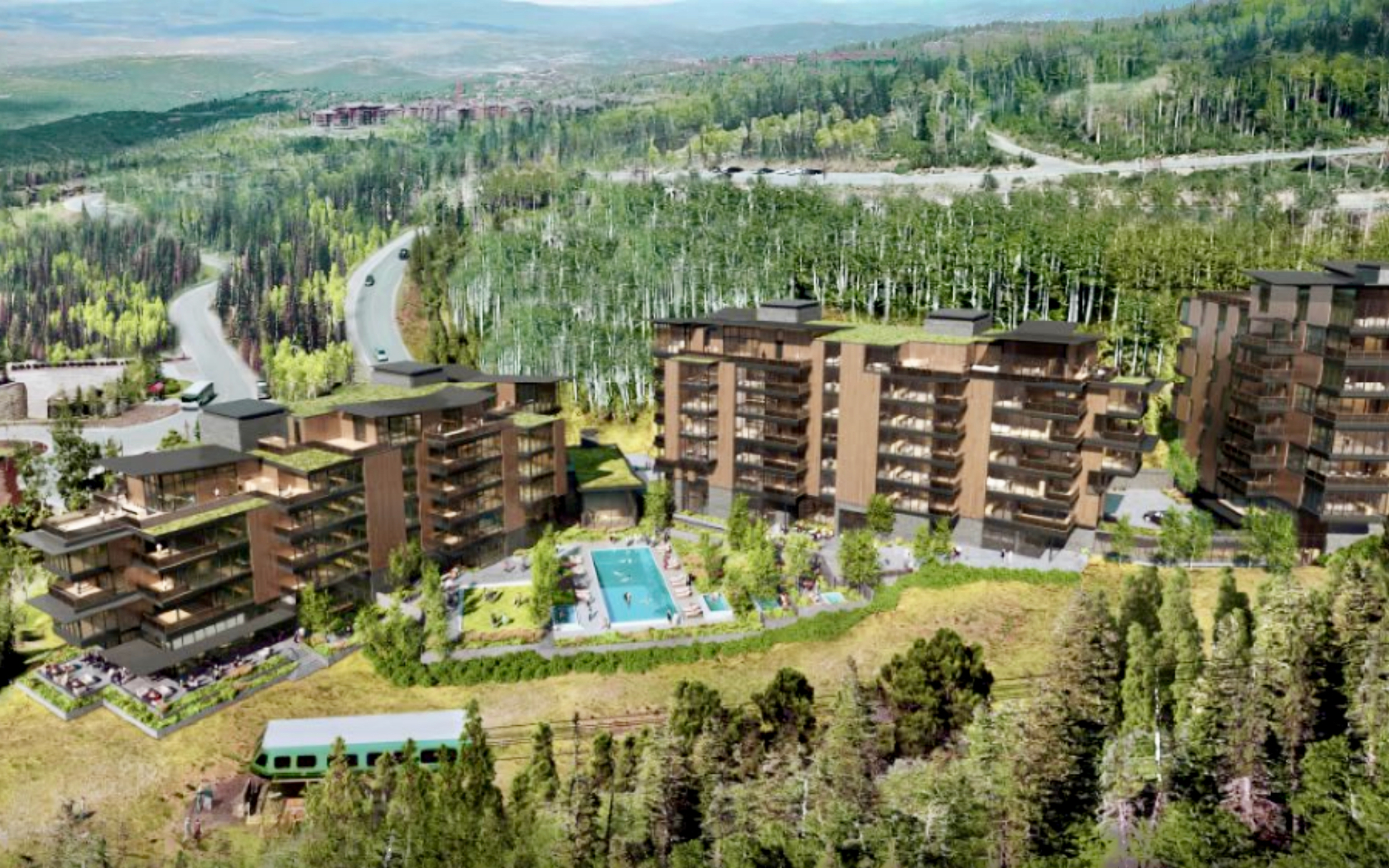 The Park City Planning Commission reviewed the Sommet Blanc project application on Wednesday. The developer wants to build 49 residential units a 3,900 square foot restaurant at the base of the Ruby Express chairlift at Deer Valley.