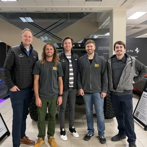 (Left) Ceo Richard Ricketts, Park City General Manager Steven Shattuck, Director of Sales Josh Olsen, Salt Lake City General Manager Connor Rusmussen and Concierge Manager Jacob McCleary (Right).