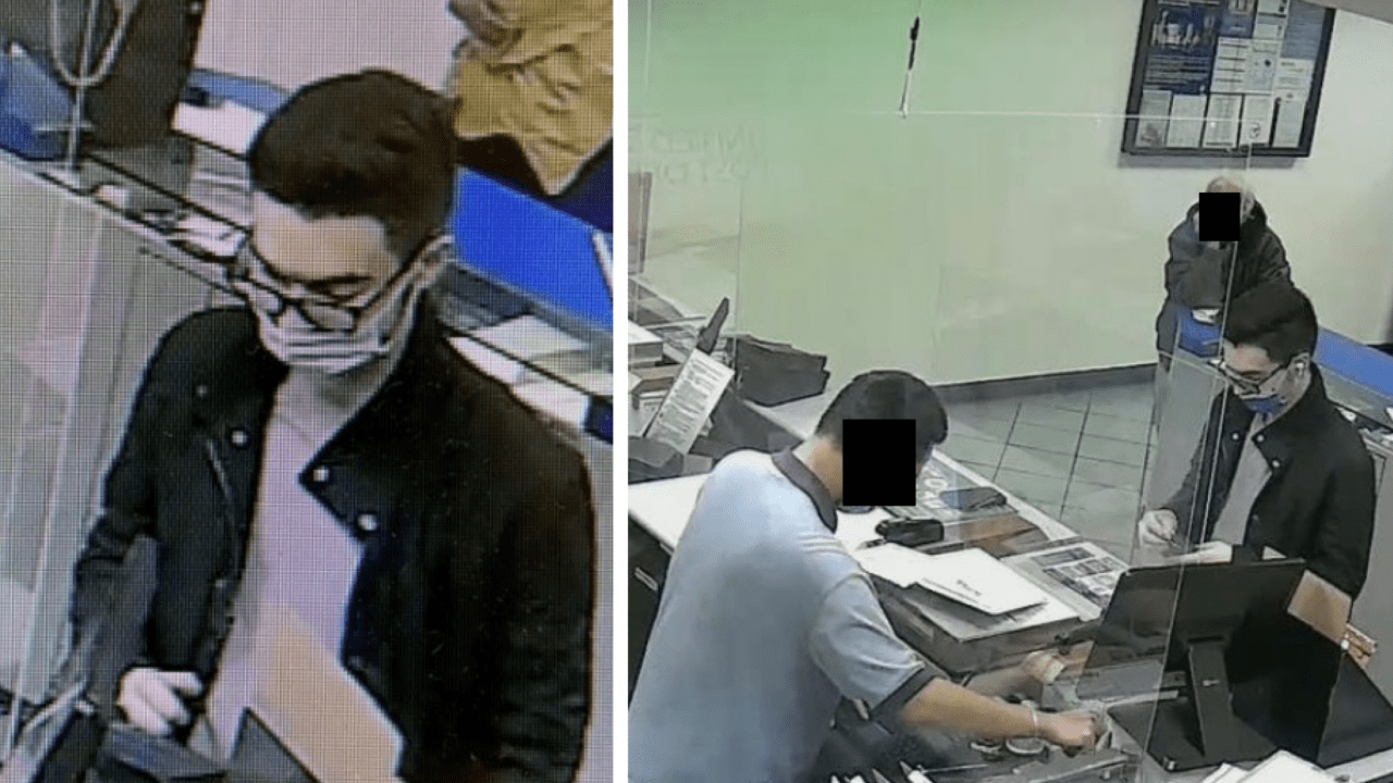 Images of UNLV student Colin Shapard sending shipments at the University Post Office in Las Vegas.