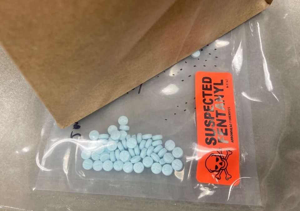 Fentanyl found during an investigation in Utah County last year.