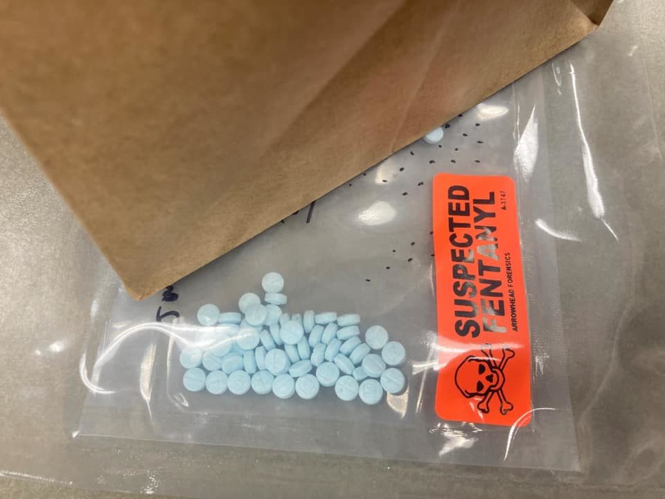 Fentanyl found during an investigation in Utah County last year.