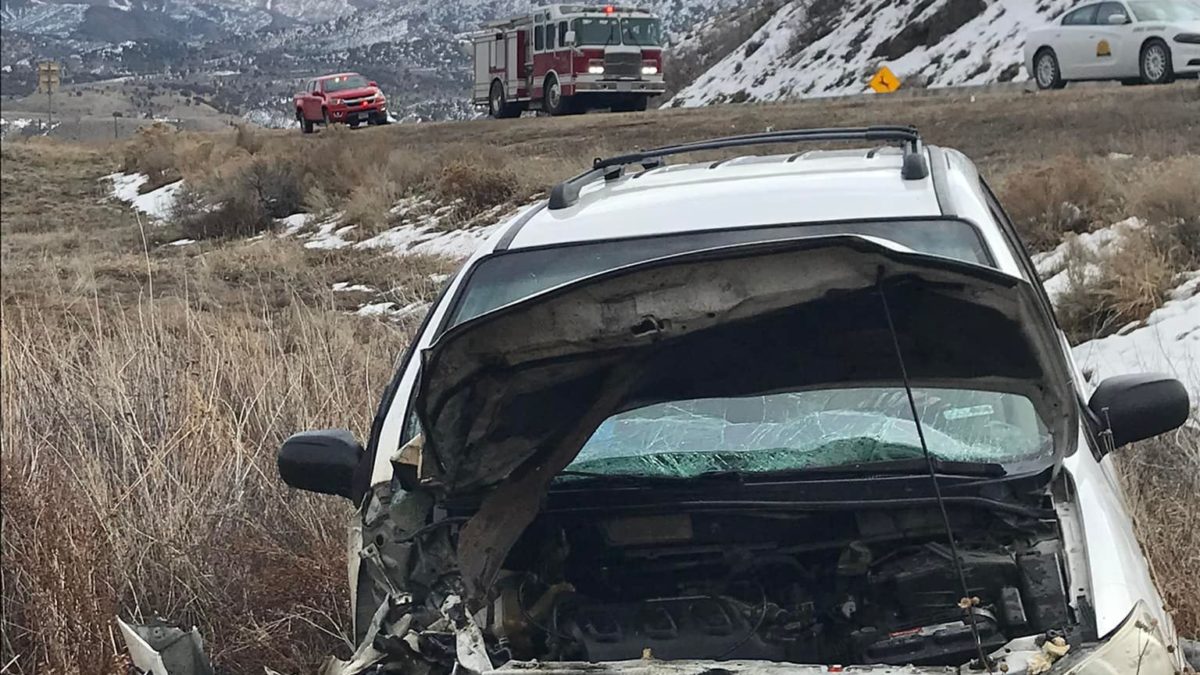 The accident occurred on I-80 near Echo.