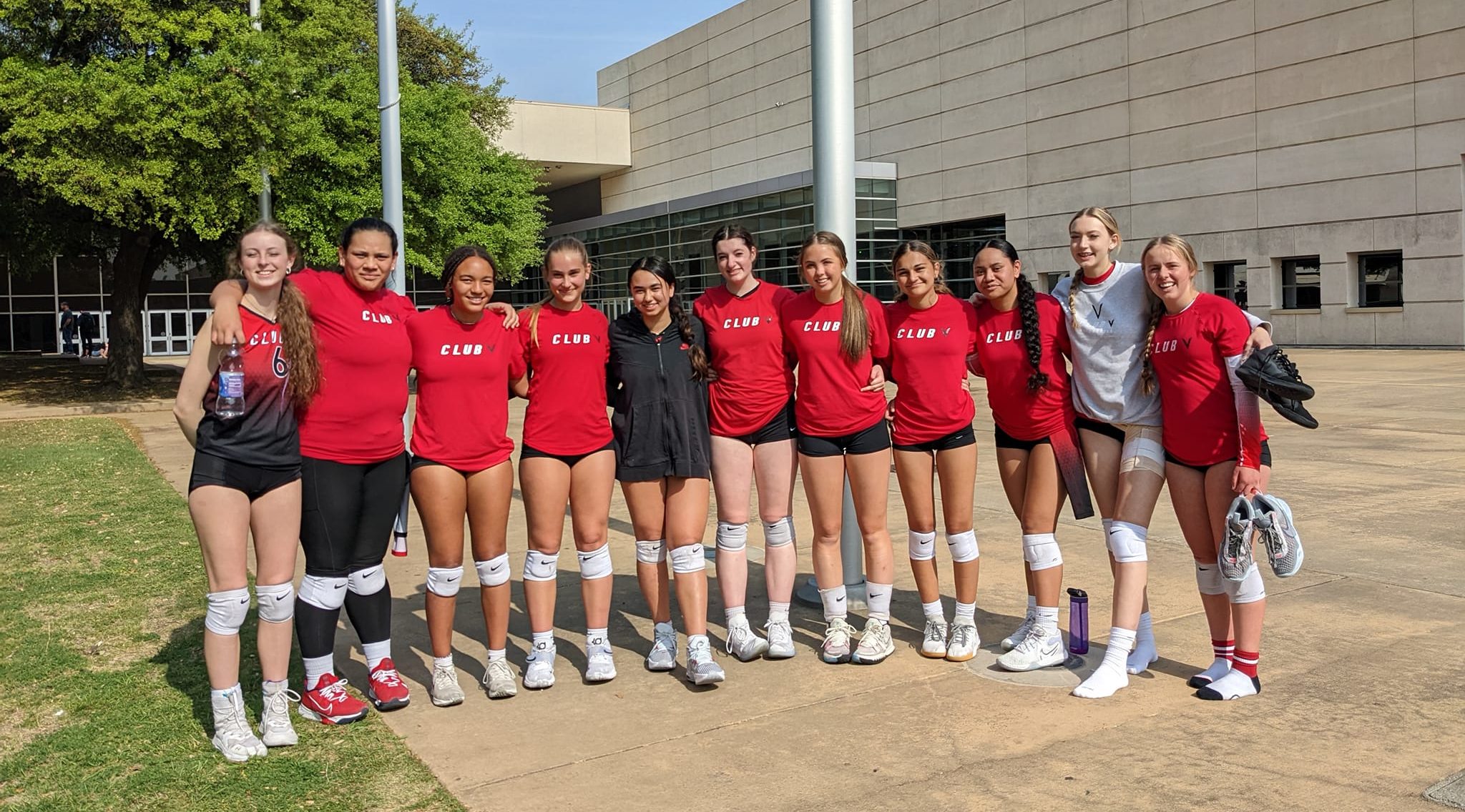 Parkites playing volleyball on a Salt Lake team at a Texas tournament