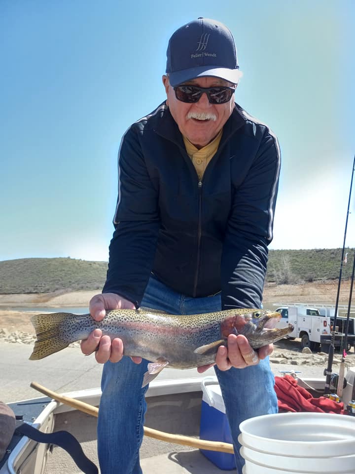 Just yesterday, several individuals reported solid catches, including a 22 inch rainbow trout and a 16 inch small mouth.