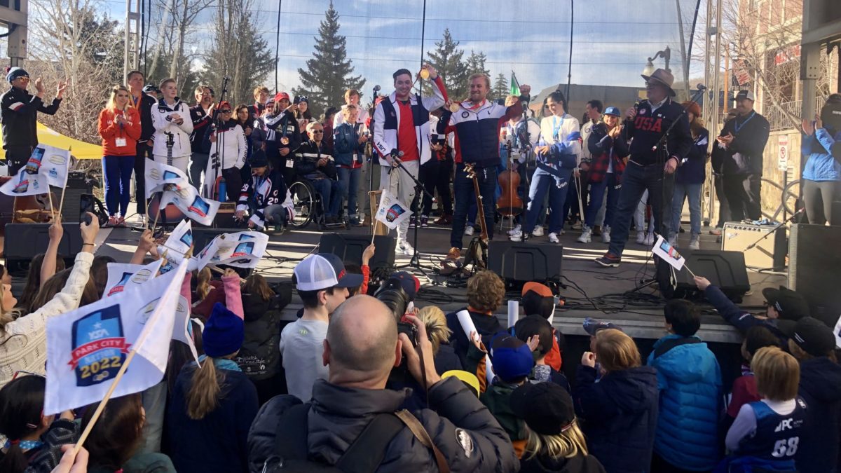 The 2022 Olympic Parade in Park City.