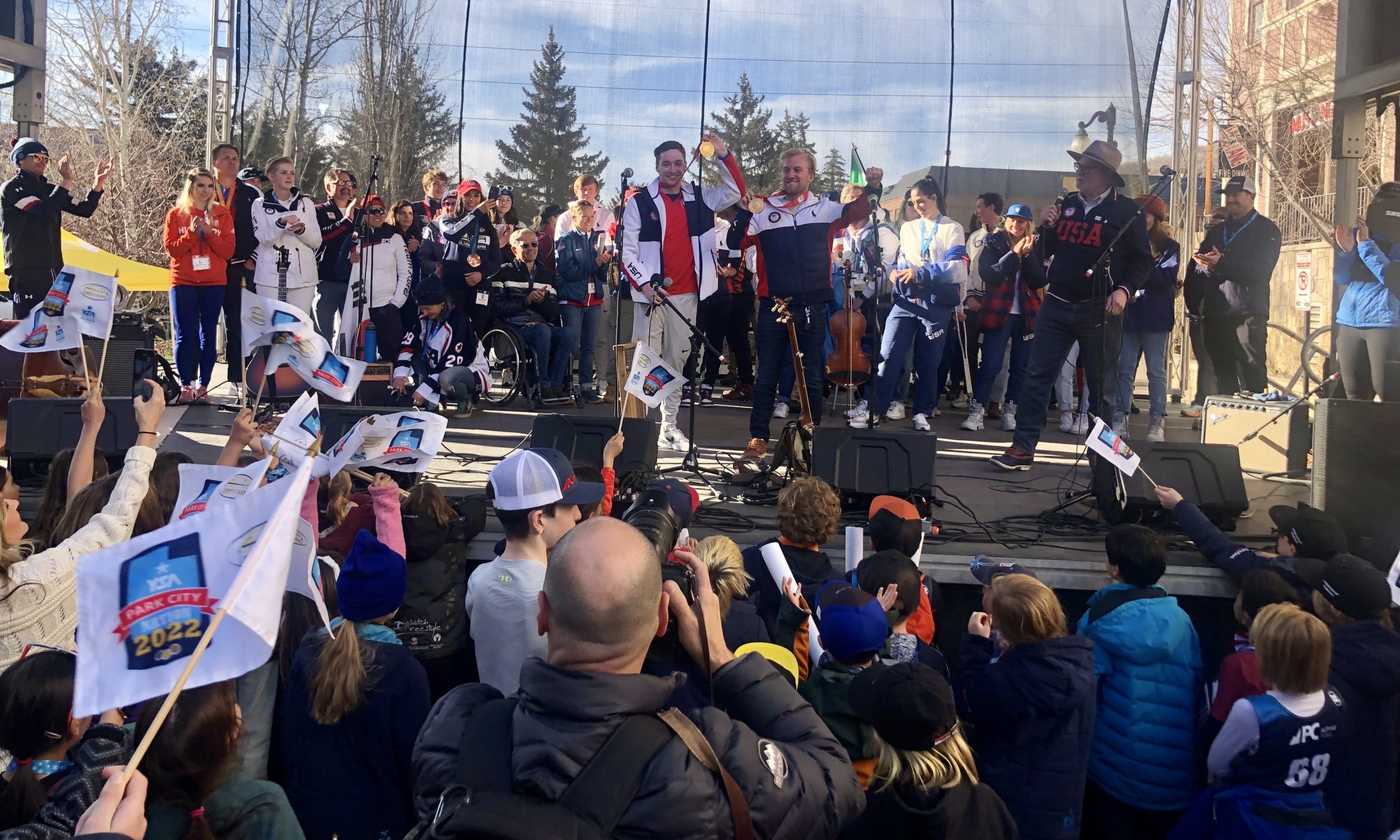 The 2022 Olympic Parade in Park City.