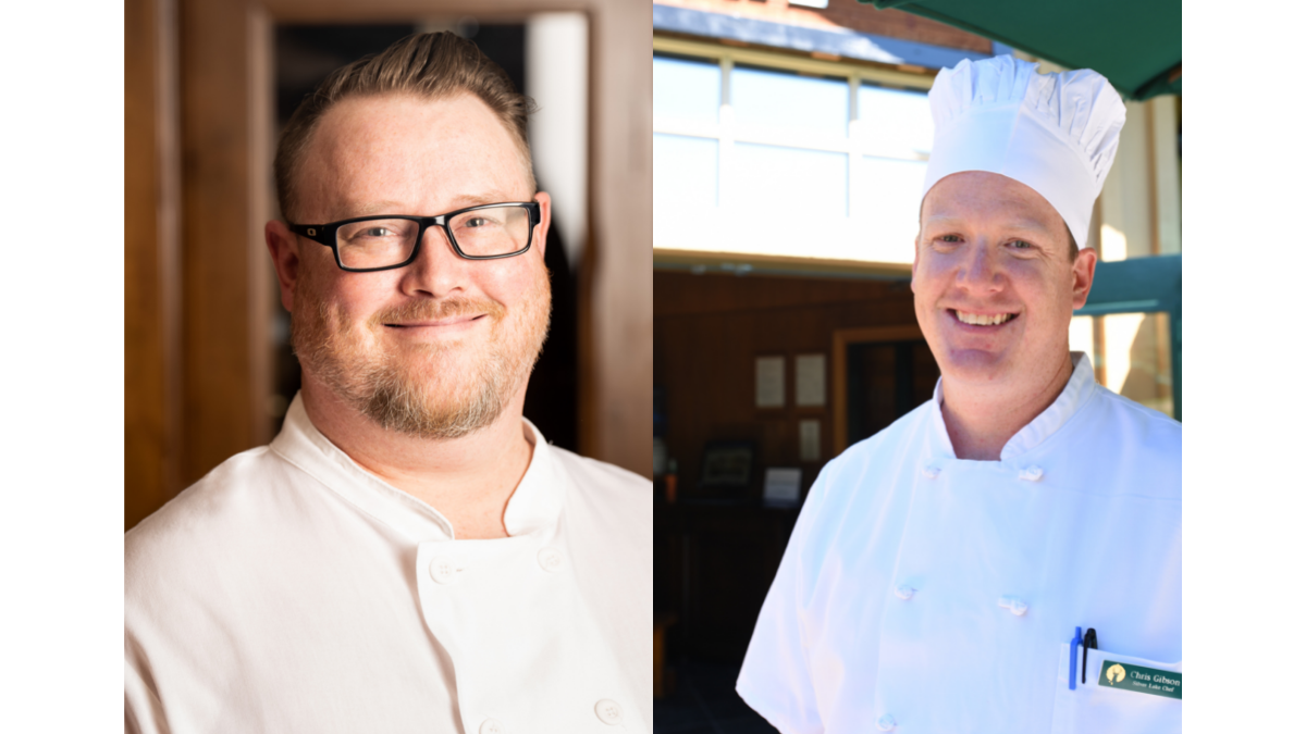 Chef Peter Menteer (left) is now Deer Valley's executive chef and Chris Gibson is its executive sous chef.