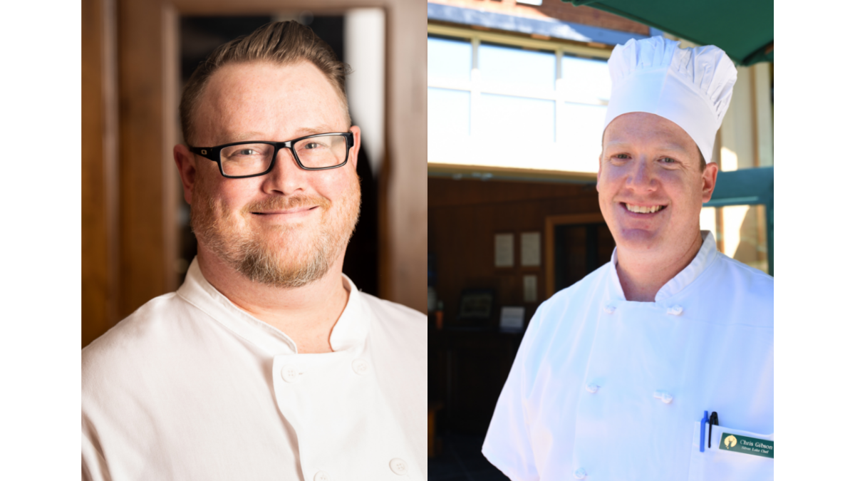 Chef Peter Menteer (left) is now Deer Valley's executive chef and Chris Gibson is its executive sous chef.