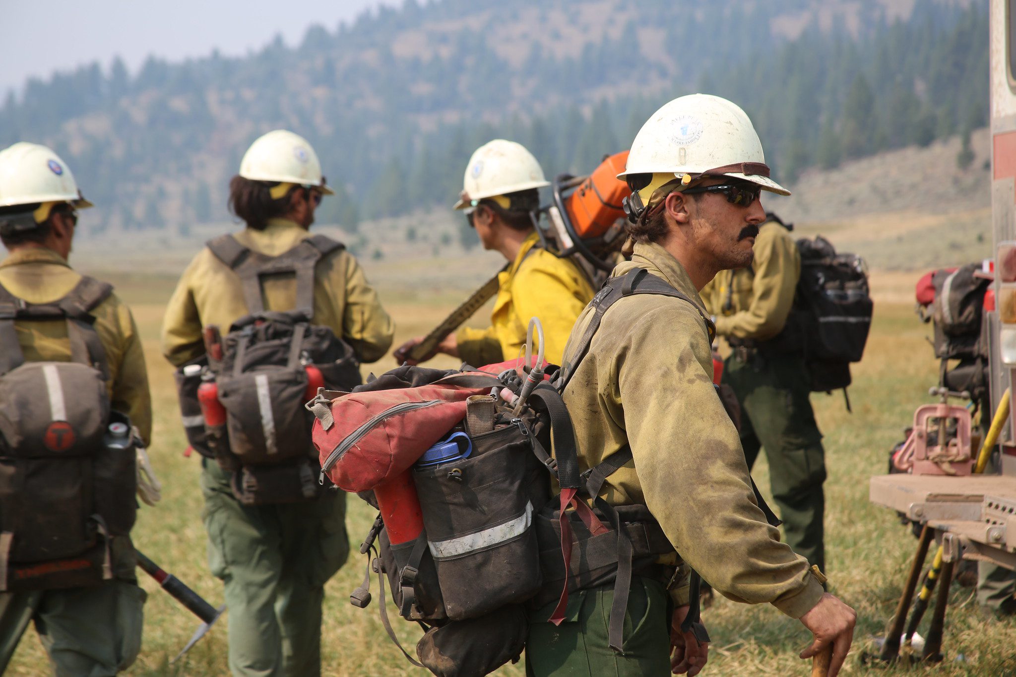 Photo taken on September 7, 2020 on the Slink Fire