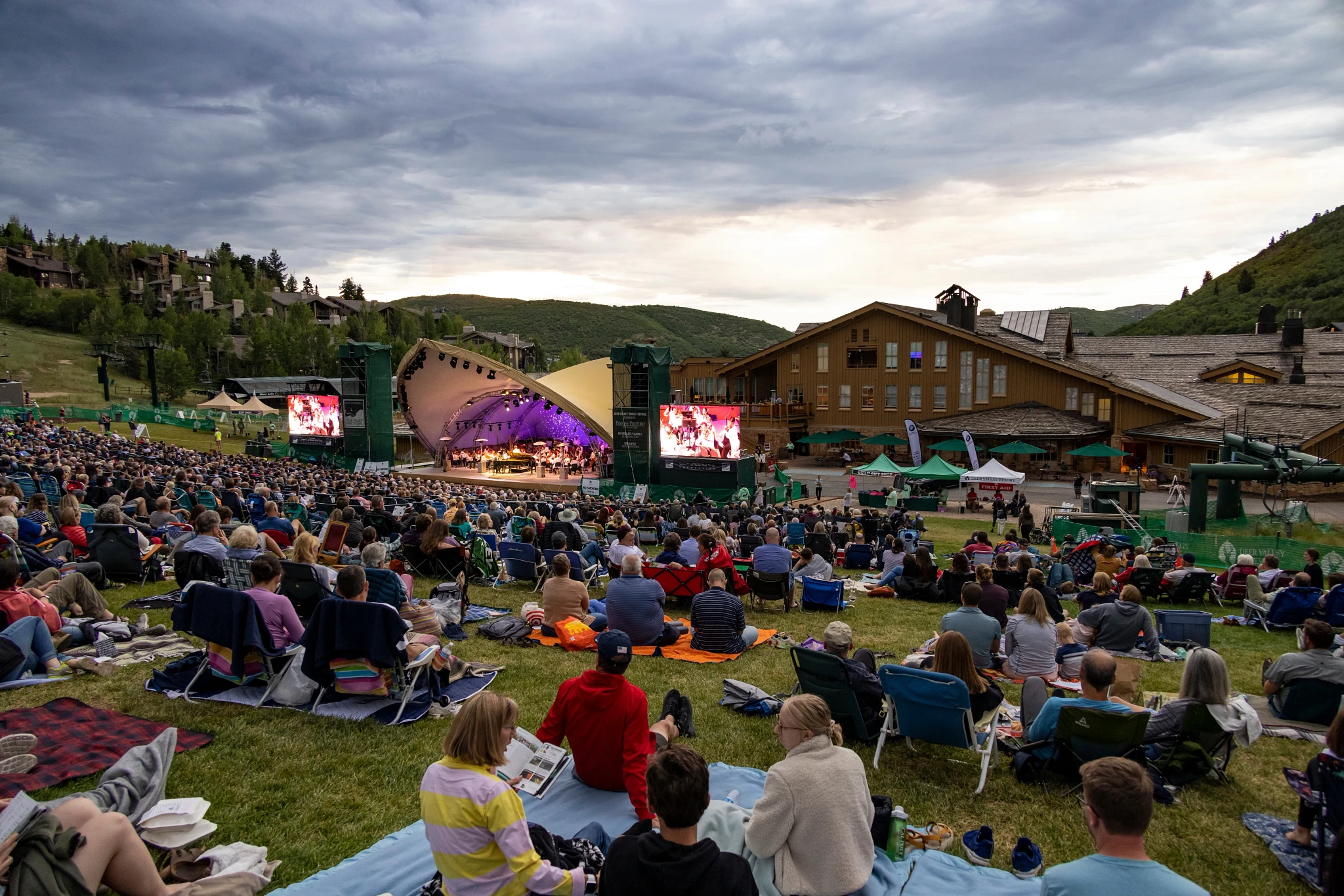 The Snow Park Amphitheater at Deer Valley.