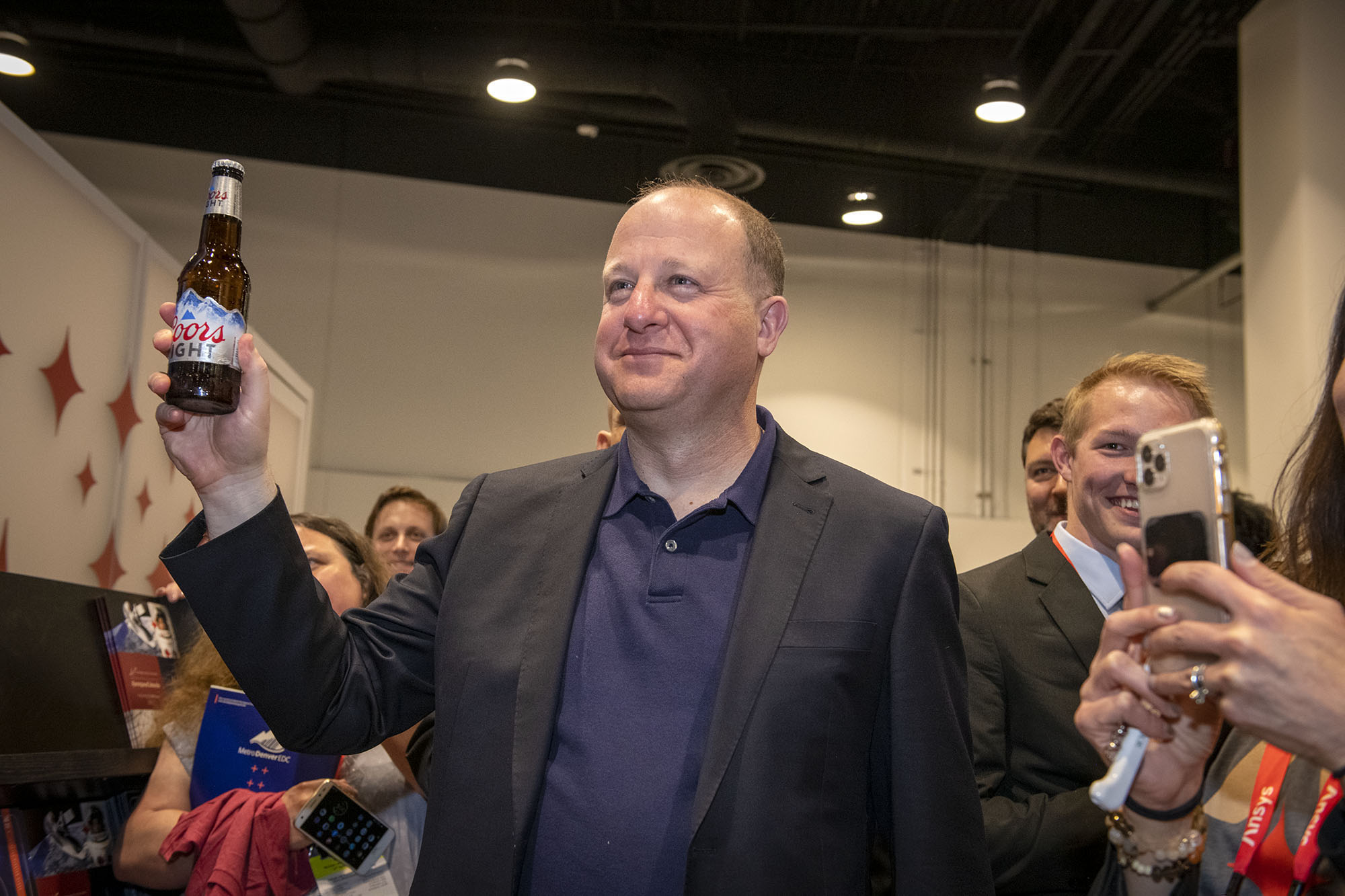 Colorado Gov. Jared Polis enjoying some Colorado Kool-Aid.