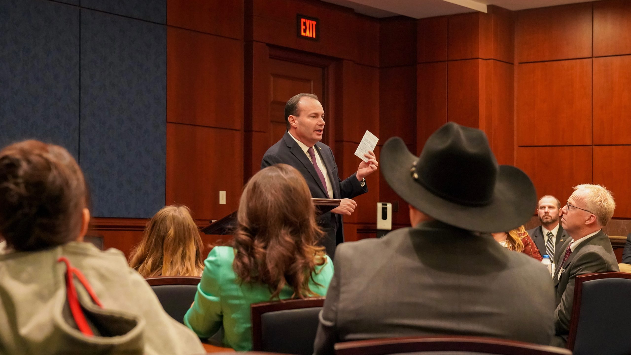 Utah Sen. Mike Lee secured the Trump bag on Friday.