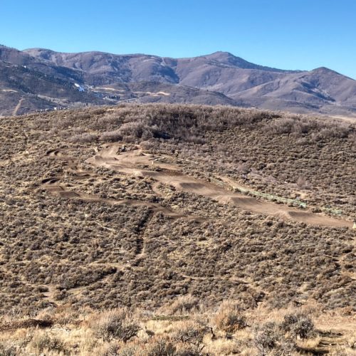 Bike Park Jump Line Dual Slalom.